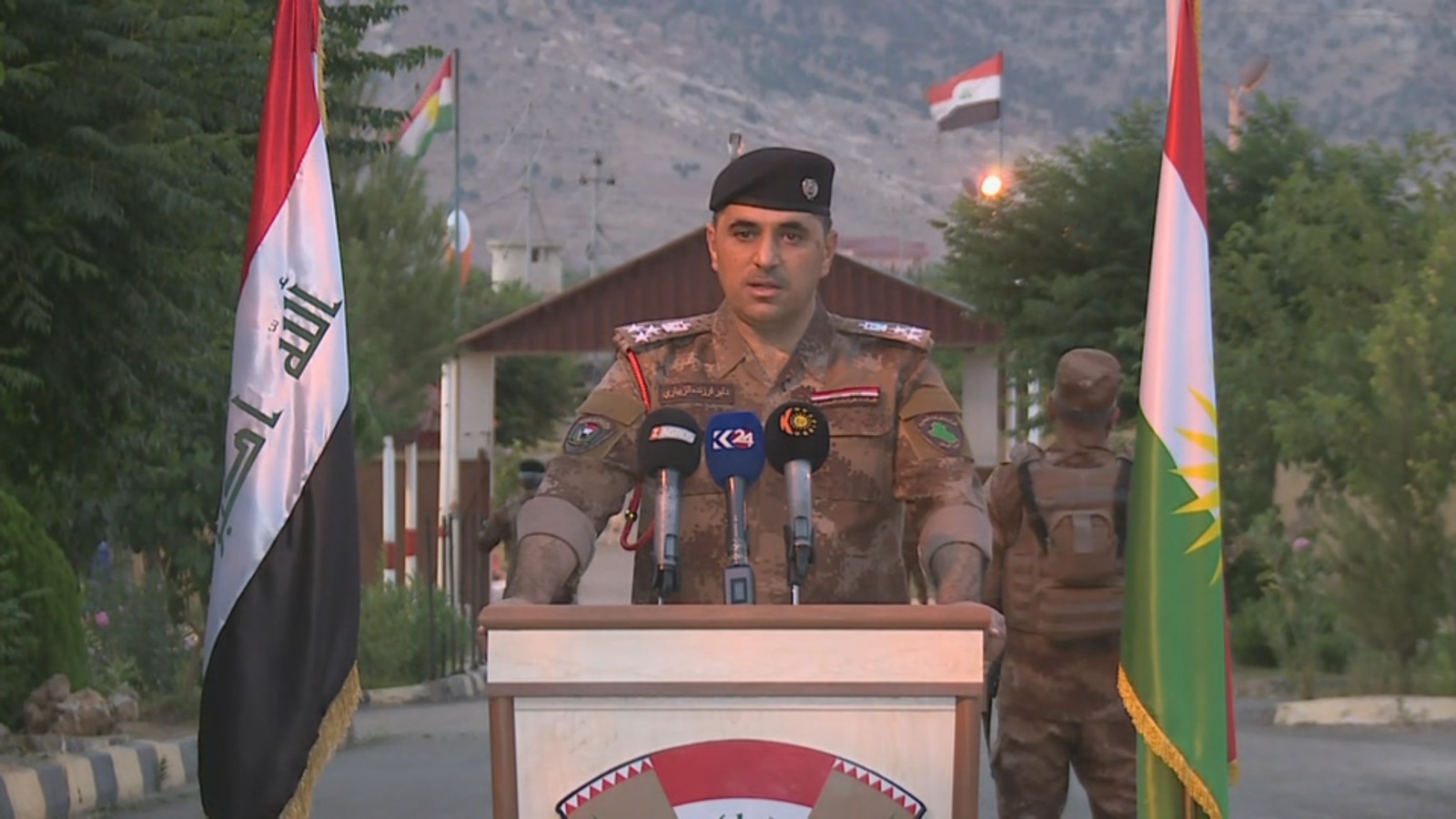 عه‌مید دلێر زێباری، فه‌رمانده‌ی پاسه‌وانی سنووری ناوچه‌ی یه‌ك